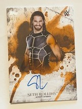 Seth Freaking Rollins WWE Pro Wrestling Autograph WWF Auto /99 Topps ON CARD sp - £154.76 GBP