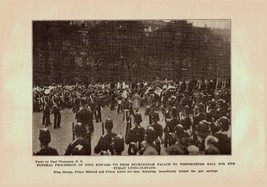 Antique 1910 Print The Life Of King Edward VII and Career of King George... - $403.20 MXN