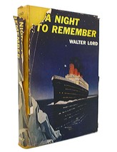 Walter Lord A Night To Remember 1st Edition 3rd Printing - $134.95