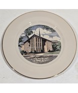 Vtg Holy Family Church Nazareth PA Vernon Wood Reproductions Souvenir Plate - $345.63 MXN