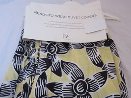 Diane Von Furstenberg DVF Indian Daisy Queen Duvet Cover Yellow Black - £115.06 GBP