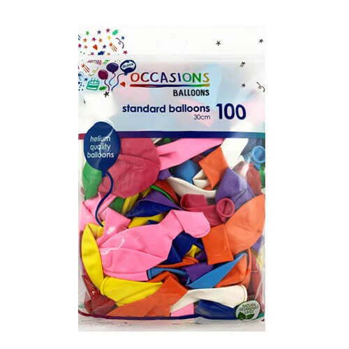 Primary image for Alpen Balloons 30cm (100pk) - Assorted