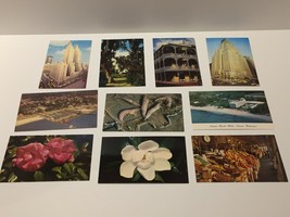 10 Vintage Postcards New Orleans, Bahamas, A Deep South Card, New York &amp; More - £3.90 GBP