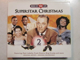 Superstar Christmas 2 Cd Set Vintage Various Artists Sinatra Crosby Clooney Vg+ - £3.51 GBP
