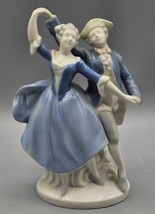 VINTAGE Gerold &amp; Co Tettau 6.5&quot; Porcelain Colonial Couple Figurine - Germany  - £14.81 GBP