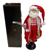 Katherine's Collection Wayne Kleski Santa Claus Doll 33" Stand Original Box image 2