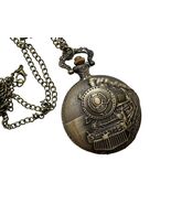 Vintage Pocket Watch with Fantasy Locomotive Design - €20,12 EUR