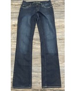 American Eagle Women&#39;s Straight 77 Blue Jeans Size 2 (30/33)  Low-Rise C... - £11.65 GBP