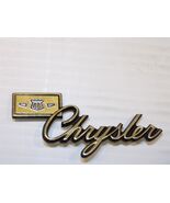 1970 &#39;s Chrysler Emblem OEM Gold 3 3/8&quot; W x 1 1/2&quot; H - $63.09 CAD