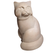 Austin Productions David Fisher Cat Sculpture 1985 Signed modern statue kitten - £20.58 GBP