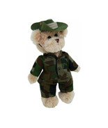 Elka Tic Toc Teddies Soft Toy Bear in Army Uniform 30cm - £42.26 GBP