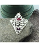 Traditional Indian Style Long ship Design Sterling Silver ring for women - €31,38 EUR