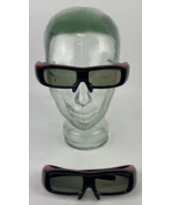 2 x Pairs OEM Panasonic TY-EW3D2S Active 3D Glasses – Rechargeable Red B... - $547.69 MXN