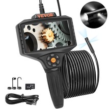 VEVOR Triple Lens Borescope, 5&quot; IPS Screen Inspection Camera with Lights... - $95.44