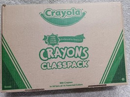 Crayola Classpack Crayons 800 Crayons-50 Sets 16 Assorted Colors 52-8016... - £22.89 GBP