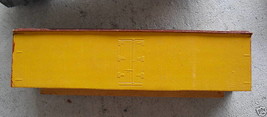 Vintage HO Scale Wood Box Car Yellow Body with No Trim Parts - $15.84