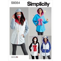 Simplicity Sewing Pattern 9354 R11147 Jacket Costume Masks Hat Misses Si... - $8.98