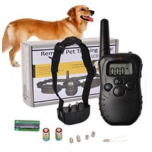 NEW 320 Yard LCD 100LV Level Shock Vibra Remote Pet Dog Training Collar ... - £28.34 GBP