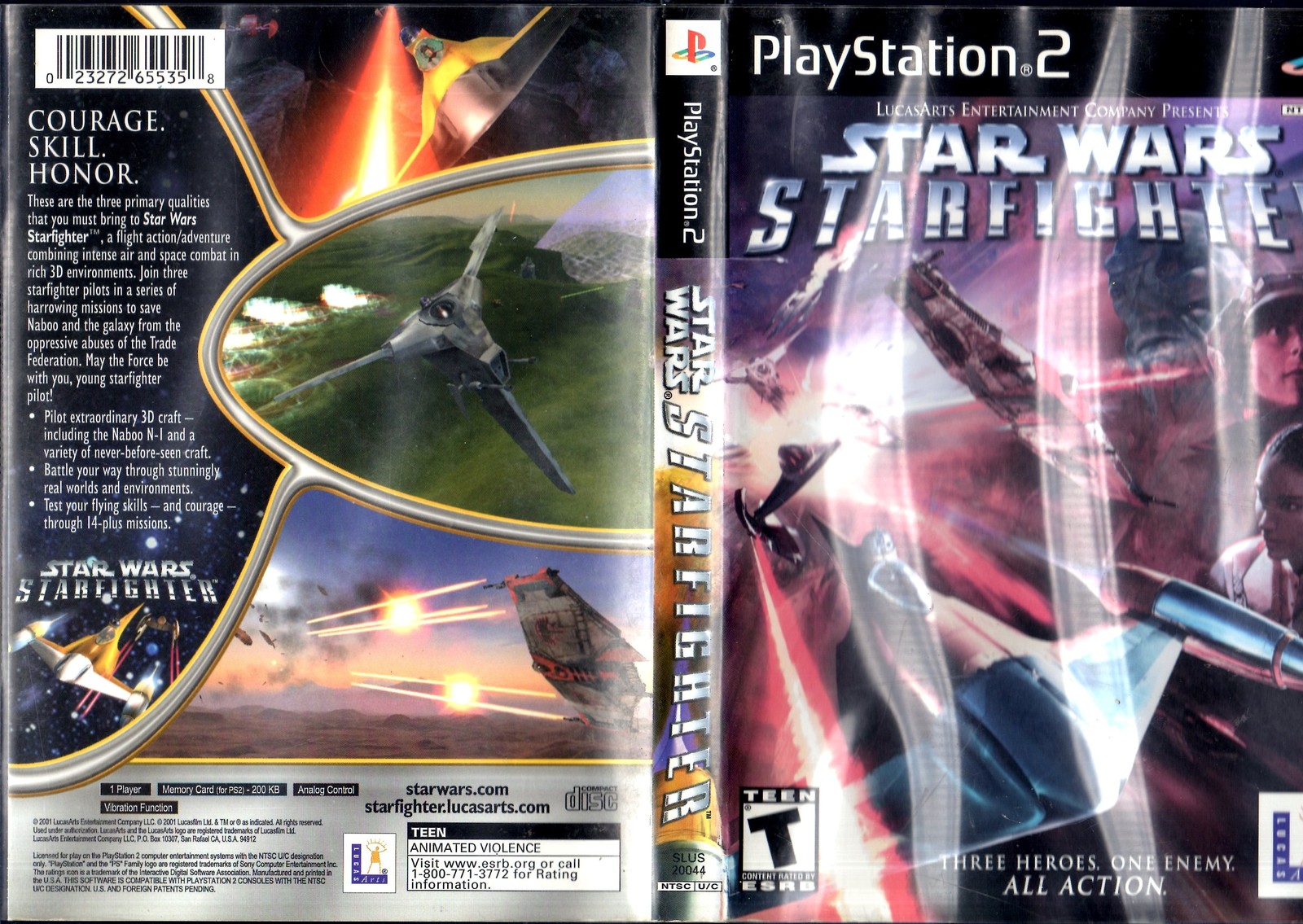 PlayStation 2 - Star Wars Starfighter - Video Games