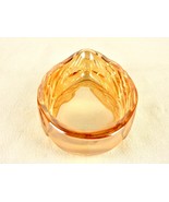 Jeannette Glass Marigold Trinket Dish, Light Iridescence, Vintage Art Glass - $20.10 CAD