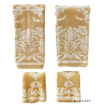 VTG Wamsutta Heritage Jacquard Towel Set With Embossed Design Set Of 4 - £17.12 GBP