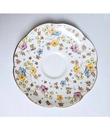 Vintage Foley Bone China EB &amp; Co. Floral Chintz Pattern 5.25&quot; Saucer Rare! - €25,79 EUR