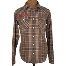 Patagonia Western Long Sleeve Button Up Organic Cotton New Belgium Men’s Medium - £27.49 GBP