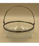 The Merrill Shops Marked Sterling and Etched Crystal Candy Dish - $3,712.11 MXN