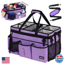 Large Cleaning Caddy Bag With Detachable Divider,Caddy Organizer With Ha... - $49.18
