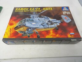 1/72 ITALERI KAMOV KA-29 HELIX RUSSIAN NAVY HELICOPTER MODEL KIT # 076 - $23.76
