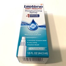 Biotene Dry Mouth Moisturizing Spray, Gentle Mint 1.5 fl oz EXP 05/2024 - £5.95 GBP