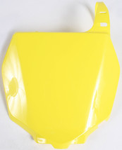 Acerbis Yellow Front Number Plate Suzuki RM 250 RM250 RM125 RM 125 RMZ 250 450 - £21.97 GBP