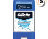 3x Sticks Gillette Cool Wave Antiperspirant Gel Deodorant | 70ml 48 Prot... - $20.21