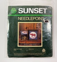 Vintage Sunset Weather Vane Cow Needlepoint Kit #5516 (BRAND NEW SEALED) - $10.69