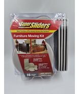 SuperSliders Furniture Moving Kit for Hard Surfaces, Carpets &amp; Rugs-16 C... - $19.99