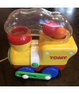 Vintage Tomy 1990 Pop up Balls Train Push Pull Toy - Tested And Works Co... - $19.80