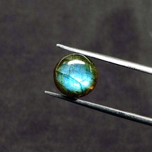 Natural Round Labradorite Cabochon Circle Labradorite Crystal Round Shap... - $421.80 MXN