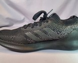 Adidas Purebounce+ Mens Athletic Training Shoes Black &amp; Gray Lace up Siz... - £27.65 GBP
