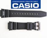Genuine Casio Watch Band STRAP Black Rubber RESIN AQW-101 10314483 - $26.95