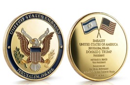 New Jerusalem United States Embassy Coin - Dedicated May 14, 2018, USA Dealer! - £8.77 GBP