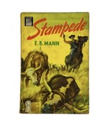 Stampede by E. B. Mann Dell 1333 Paperback Vintage 1930&#39;s Pulp Western - $11.75 CAD