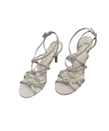 CHANEL  White Calfskin Camellia with Interlocking Strappy Sandals - Size 39 - $1,151.53 CAD