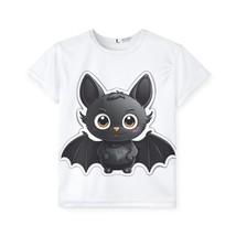 Kids Cartoon Bat Print Jersey: Moisture-wicking, Customizable, 100% Poly... - £26.28 GBP
