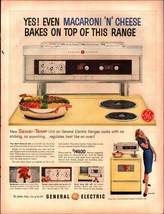 1960 Sensi-Temp General Electric Ranges Vintage PRINT AD Kitchen Applian... - $25.98