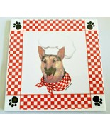 Pet Adorables 2006 German Shepard Art Tile Trivet Wall Hanging Home Décor - $20.51 CAD