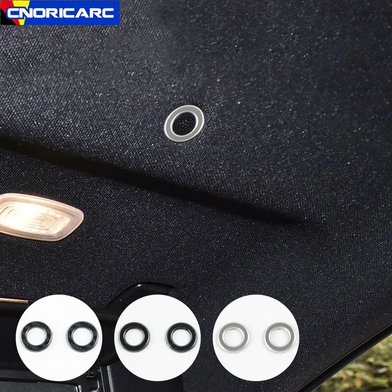 Car Roof Audio Speakers Cover Sticker Trim Decoration For Mercedes Benz ... - $16.47