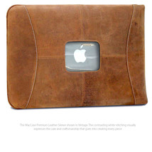MacCase Premium Leather 15&quot; MacBook Pro Sleeve - £103.55 GBP