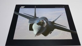 JSF Joint Strike Fighter Lockheed Martin 8.5”x11” Promo Photo Print W Specs - £7.89 GBP