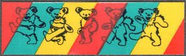 Set of 5 Grateful Dead Car Window Tour Sticker/Decal - Line of Bears - £6.10 GBP