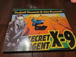 1990 SECRET AGENT X-9 COMIC STRIP COMP. HAMMETT &amp; RAYMOND KITCHEN SINK P... - $275.45 MXN